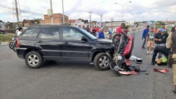 O acidente ocorreu por volta das 7h20