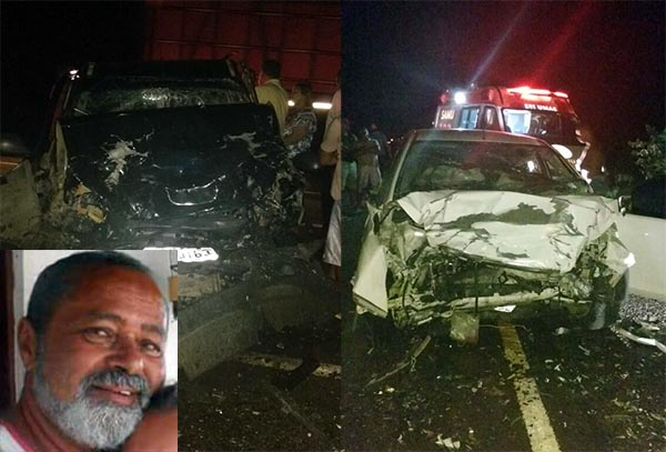 Morador de Queimadas morre em colisão entre veículos na BR-407