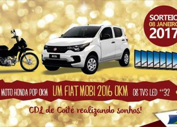 Campanha Natal Premiado CDL de Coité 2016 terá quase R$ 47 mil em prêmios