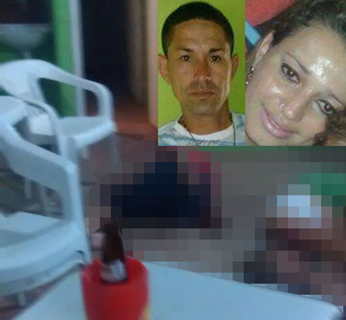 Homem é morto e mulher fica ferida a tiros dentro de Bar