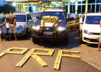 PRF prende três homens com 115 kg de maconha indo da Bahia para Pernambuco
