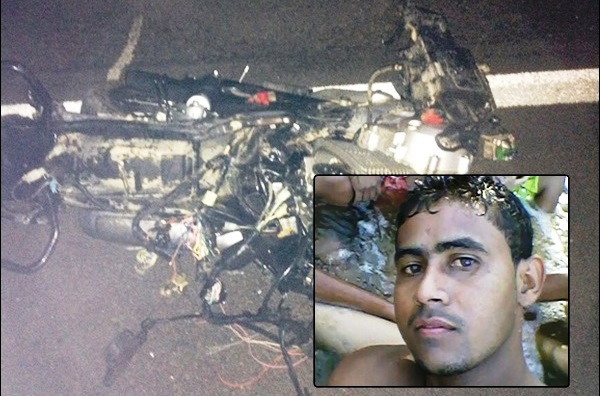 Motociclista morre em colisão com carreta na BR 407