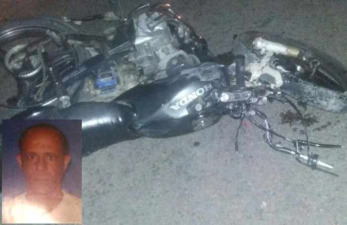 Motociclista morre ao colidir com caminhonete em Jacobina