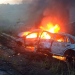 Carros batem de frente, pegam fogo e motoristas morrem na BR-101