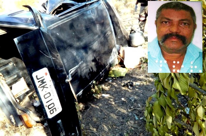 Motorista morre depois de ter carro atingido por carreta na BR 116/Norte