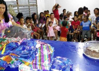 Centro de Integração Social Parceiros de Cristo leva a alegria do natal a criançada