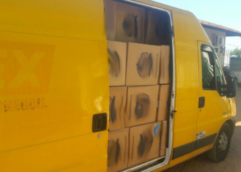 PM apreende 8.024 maços de cigarro após flagrante em carro dos Correios