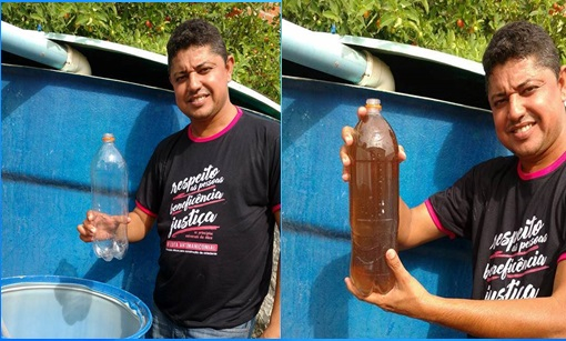 Valente: vereador diz que vai acionar o MP/BA contra a EMBASA, por fornecer água imprópria para o consumo humano