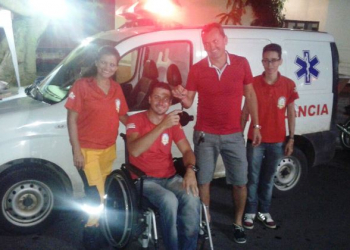 Coité – Empresário faz doação de nova ambulância a Brigada Voluntária Anjos da Vida