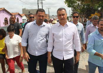 Serrinha – Rui Costa participa de várias inaugurações no fim do mandato do amigo Osni Cardoso