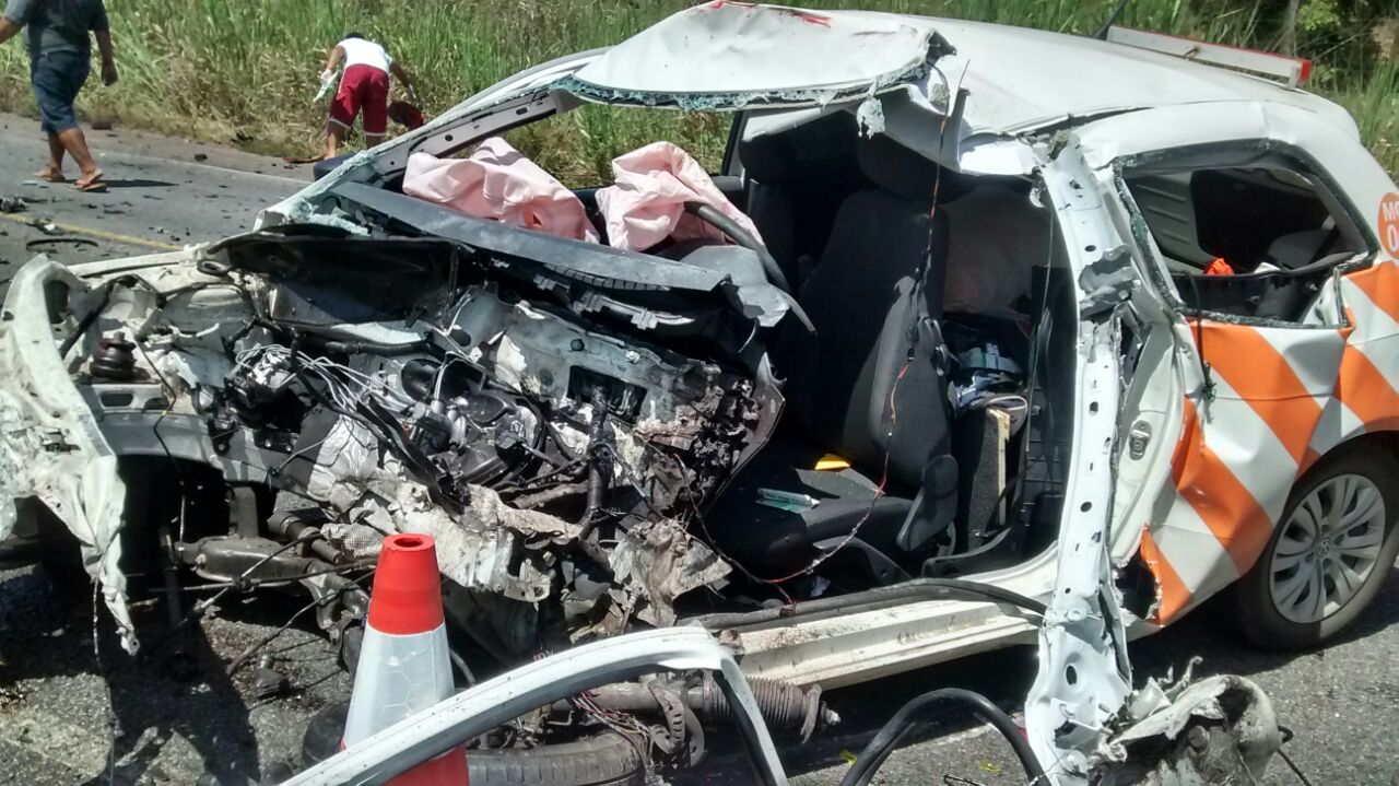 Motorista de empresa de escolta morre ao colidir com caminhão na BA 052 (Estrada da Feijão)