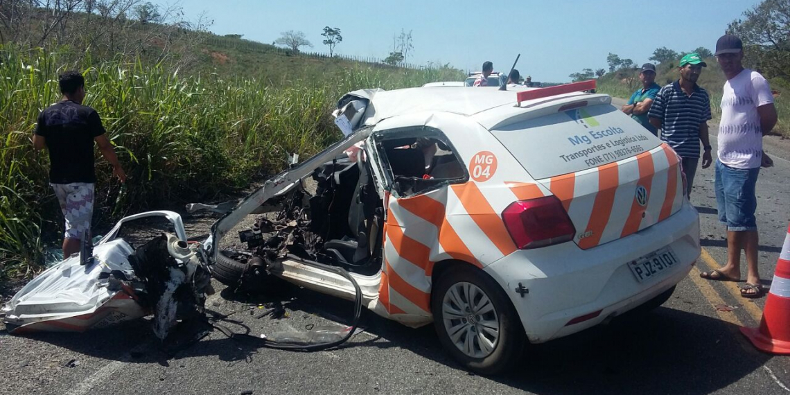 Motorista de empresa de escolta morre ao colidir com caminhão na BA 052 (Estrada da Feijão)