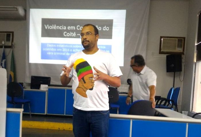 Coité- Estudante de direito organiza encontro com Juiz Gerivaldo para debater a violência