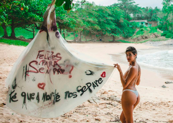 Traída, professora faz ensaio para comemorar separação e ganha elogios