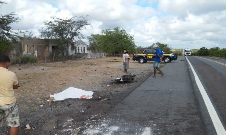 Comerciante de Nova Fátima morre em acidente na BR 324