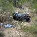 Mulher morre e dois filhos ficam feridos após carro descer ribanceira na BR 407