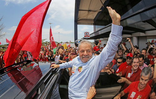 PT espera que STF garanta Lula na disputa presidencial de 2018