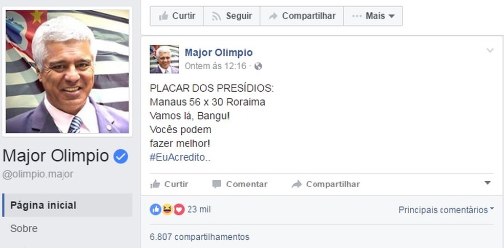 ‘Vamos lá, Bangu! Vocês podem fazer melhor’, diz deputado após massacres