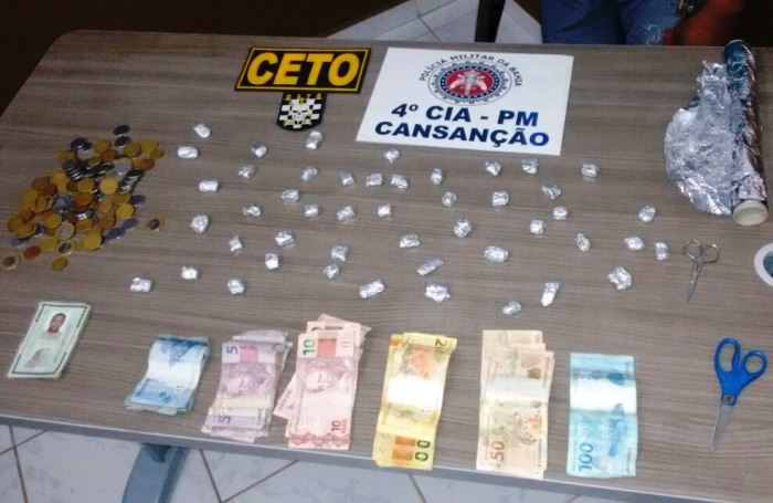 Cansanção: Operação de Combate ao Trafico de Drogas resulta na desarticulação de duas ‘bocas de fumo’