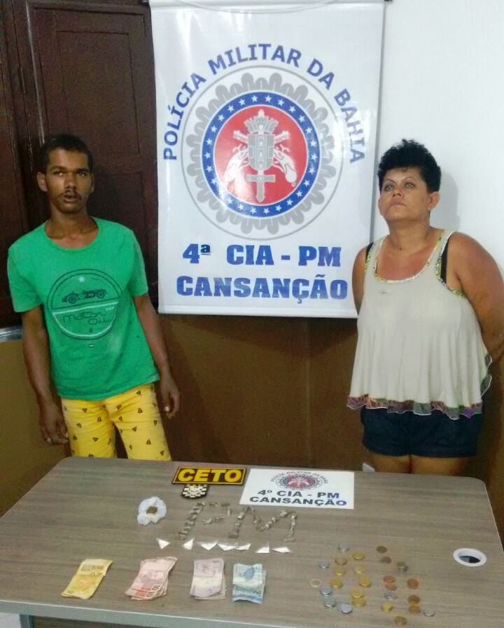 Cansanção: Operação de Combate ao Trafico de Drogas resulta na desarticulação de duas ‘bocas de fumo’