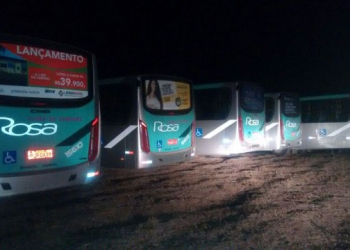 Alvos de ação judicial, 51 ônibus somem de garagem em Feira de Santana e são encontrados em fazenda na cidade de Serrinha