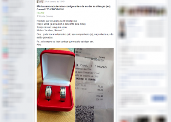 PR-  Jovem anuncia alianças na web e viraliza: ‘Terminou comigo antes’