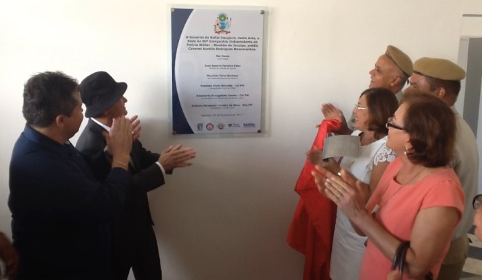 Sede da 90ª Companhia Independente da Policia Militar é inaugurada em Riachão do Jacuípe