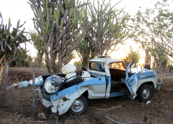 Riachão do Jacuípe – Mulher morre, filha e genro ficam feridos em acidente na BA 120