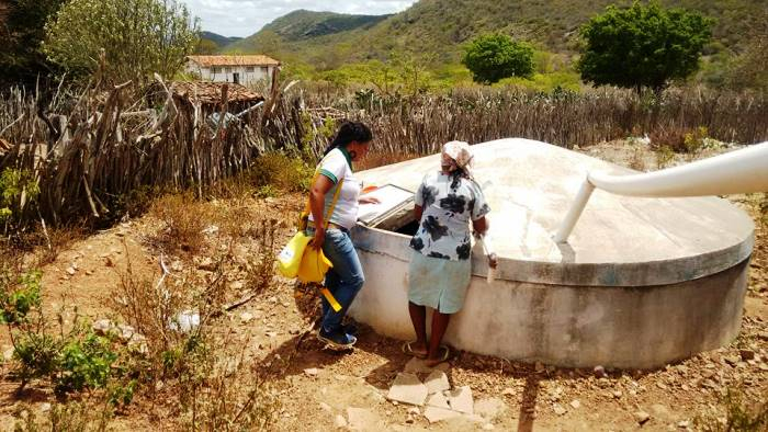 Agentes de endemias intensificam ações contra o mosquito Aedes Aegypti, na zona rural de Andorinha