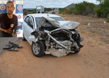 Polícia prende em Jaguarari acusado de roubar veículo e na fuga colidir e matar comerciante