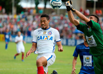 Em tarde inspirada de goleiro do Altos, Bahia só fica no empate no Piauí pela Copa do Nordeste
