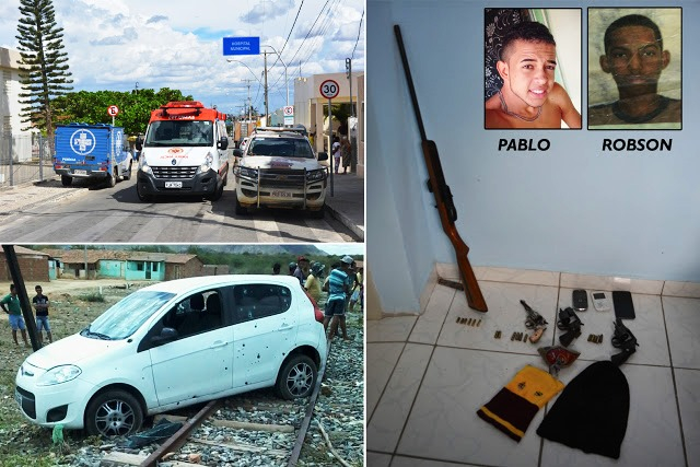 Identificados os três mortos em confronto com a Policia na cidade de Jaguarari