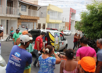 Coité – Trabalhador sofre choque elétrico em rede de alta tensão quando tentava colocar bica em prédio