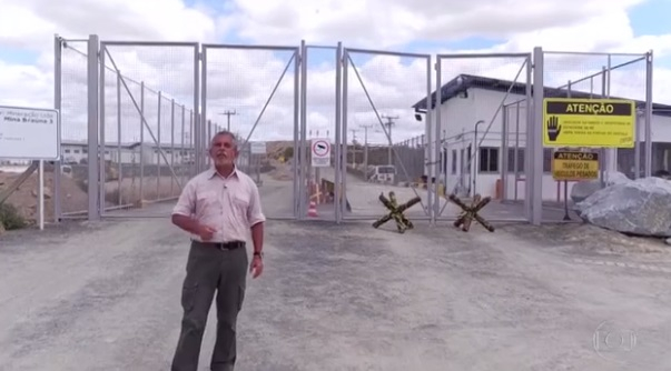 Você viu? Fantástico mostrou reportagem sobre os ataques a mina de Diamante em Nordestina e de ouro em Jacobina