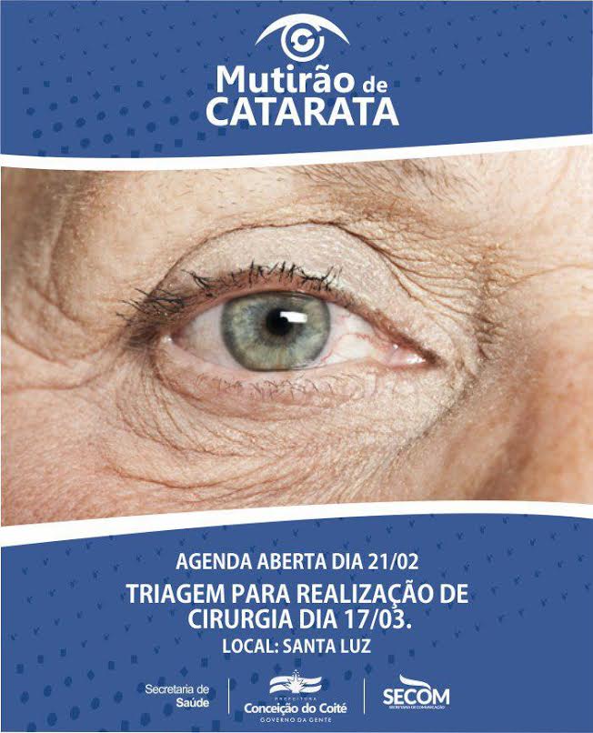 Prefeitura de Coité realizada Mutirão de Catarata