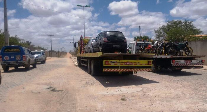 Operação ‘Sisal em Paz’ do 16ºBPM apreende 80 veículos em dois dias