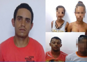 Coité – Policia Militar apresenta cinco pessoas na Delegacia e uma grande quantidade de drogas e arma (atualizada)