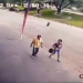 MG – Homem é atingido por roda de carreta e sobrevive; veja o vídeo