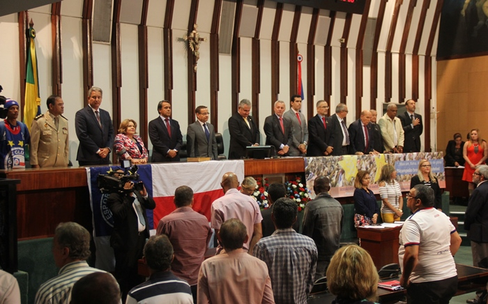Ídolos do Bahia já estão na ALBA para serem homenageados em Sessão Especial pelos 29 de conquista do Bi-Brasileiro