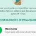 Status do WhatsApp com fotos que desaparecem chega para todos no Brasil