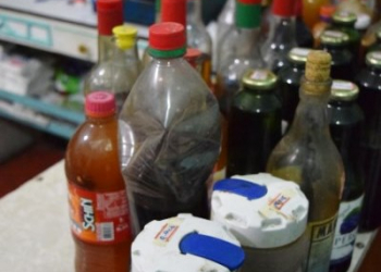 Operação apreende quase 100 litros de bebida imprópria para o consumo