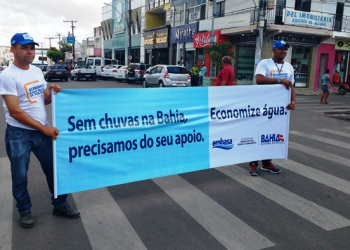Embasa orienta moradores de Riachão do Jacuípe sobre redução no consumo de água