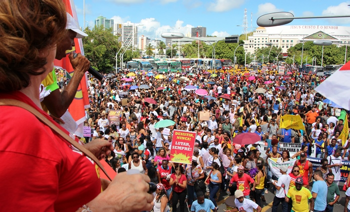 Milhares de trabalhadores unidos em Greve Nacional dizem não a Reforma da Previdência