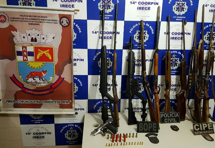 Operação policial resulta na prisão de dez suspeitos de explodir banco em Irecê