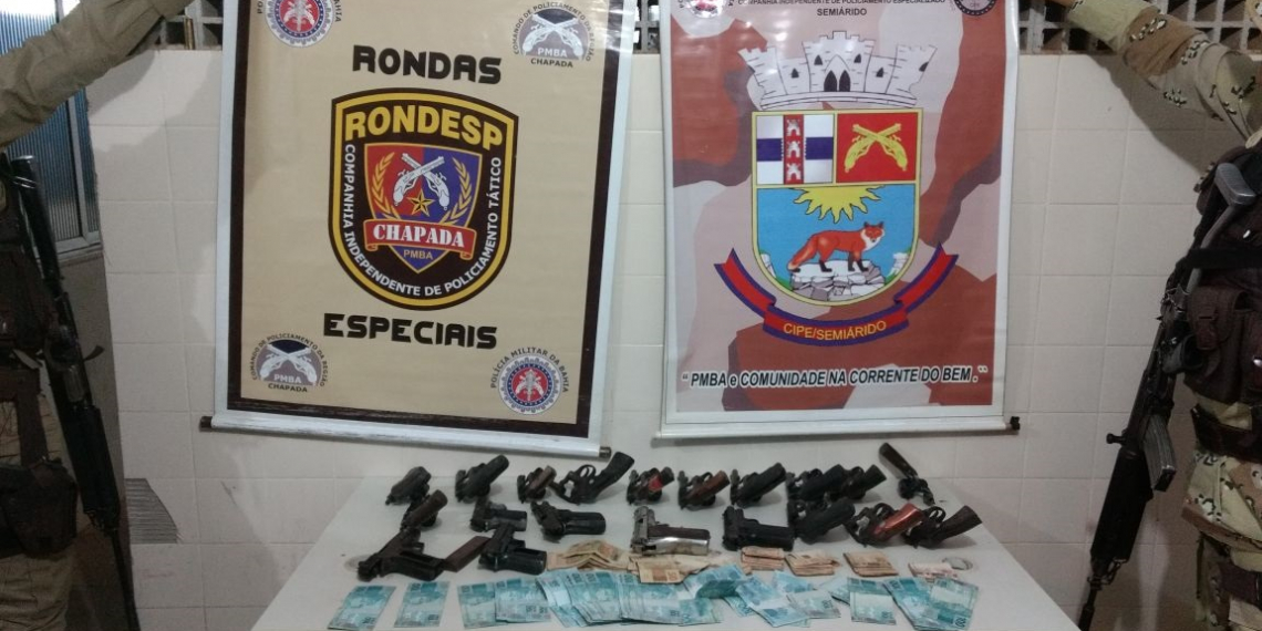Região de Irecê: apreendidas 22 armas de fogo em Lapão