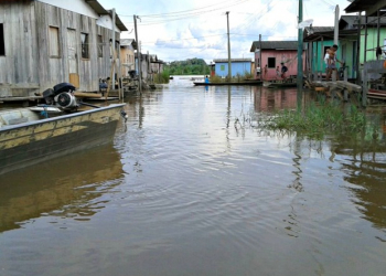 Contraste: quatro municípios do Amazonas estão em situação de emergência por causa da cheia