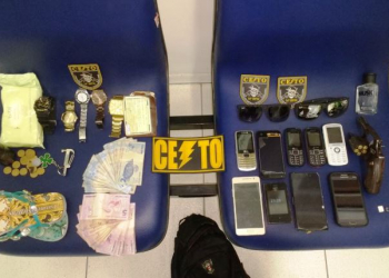 PM prende três homens depois de assaltarem ônibus na BR 116