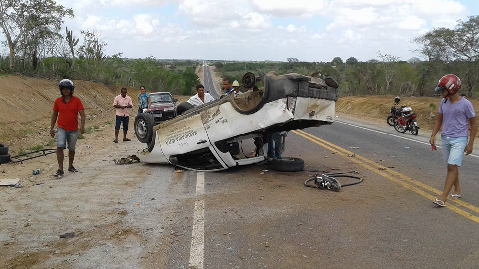 Motorista fica ferido na BA 120 saída Coité/Riachão do Jacuípe
