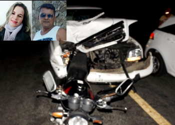 Cansanção: colisão entre carro e moto na BA-381 deixa duas vítimas fatais