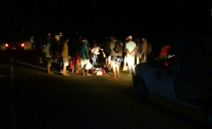 Coité – Três motociclistas dão entrada no HP depois de atropelar animal na BA 411